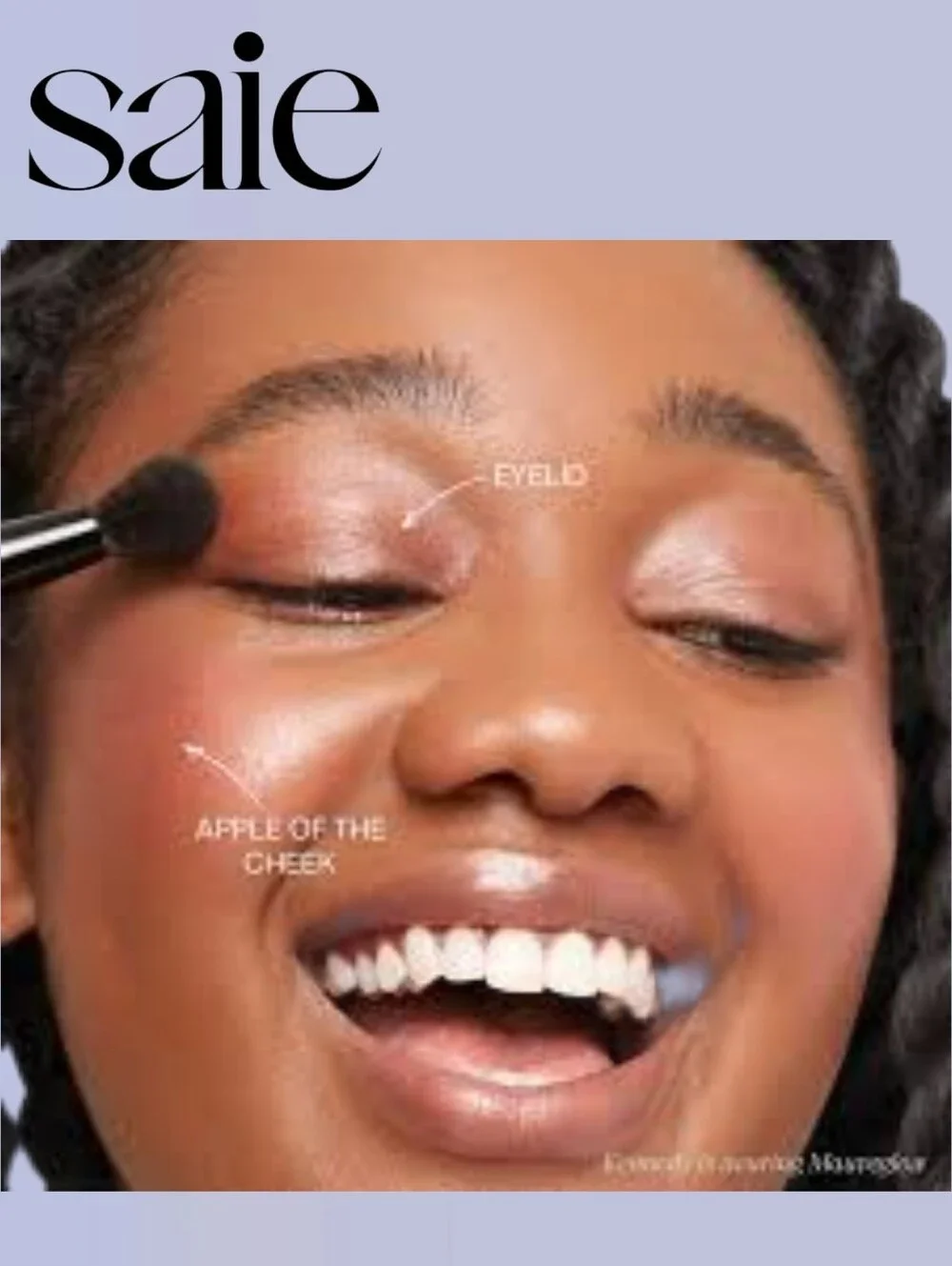 Saie mauve glow
